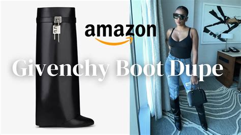 botte givenchy dupe|givenchy lock boots.